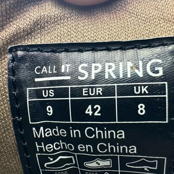 Call It Spring Canvas Sneakers Size 9 - Picture 13 of 13